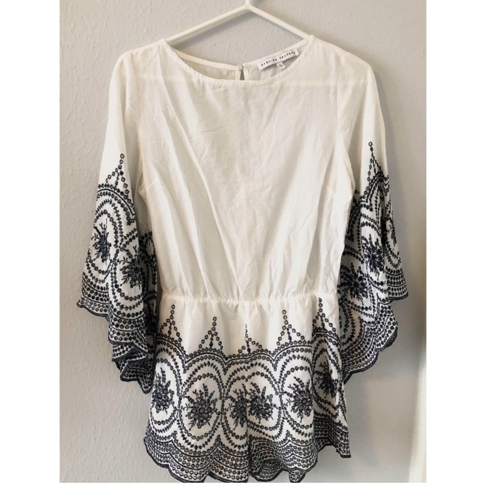 English Factory White Romper